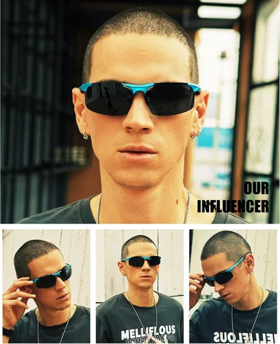 Miniatura 64 de Duco - Gafas de sol deportivas polarizadas para hombre con protección UV 8177s