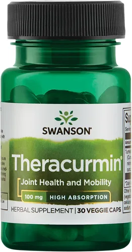Swanson Theracurmin - Suplemento de hierbas que apoya la salud y la movilidad de las articulaciones, formulado para una alta absorción, (30