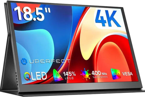 Miniatura 11 de Monitor portátil 4K UPERFECT, pantalla de 14.5" UHD 3840x2400 para laptop con cubierta inteligente, pantalla IPS mate 16:10, 100% sRGB, 1.06 mil