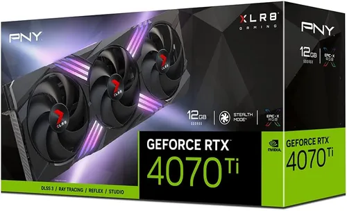Miniatura 10 de PNY GeForce RTX 4070 Ti 12GB XLR8 Gaming Verto Epic-X RGB Triple Fan Tarjeta Gráfica DLSS 3