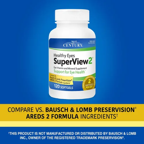 Miniatura 3 de 21st Century Healthy Eyes SuperView 2 cápsulas blandas, 120