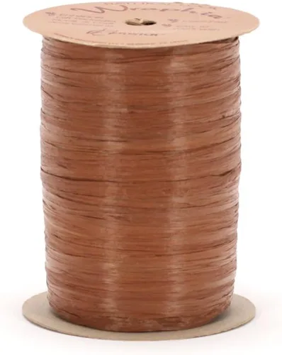Miniatura 3 de Berwick Offray Cinta de rafia mate de 1/4" de ancho, verde manzana, 100 yardas, 0.276 in