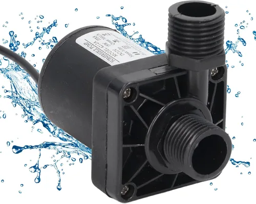 Miniatura 2 de Bomba sumergible pequeña DC12V 20W 800Lh Motor sin escobillas Abs Material Ahorro de energía silencioso, adecuado para peces de acuario, fuente