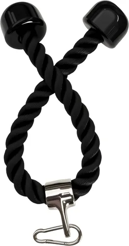 Miniatura 5 de Accesorios para cable de cuerda de tríceps, accesorios para máquina de cables para gimnasio en casa, cuerda de tríceps de 27 pulgadas para fijación