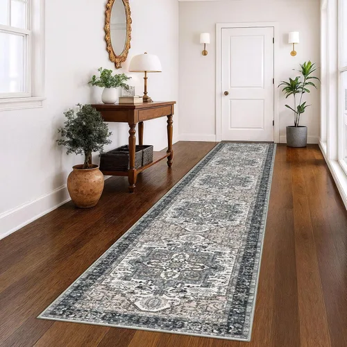 Miniatura 39 de KOZYFLY Alfombra Pequeña de Área 2x3 Pies Alfombras para Entrada Lavable Boho Alfombra de Entrada Antideslizante Tapete de Puerta Interior Entrada