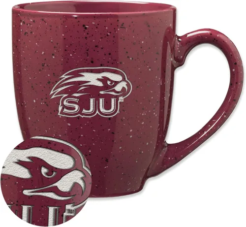 Miniatura 207 de Rico Industries NCAA Virginia Tech Hokies Maroon - Taza de café de cerámica grabada con láser, color del equipo, 16 onzas