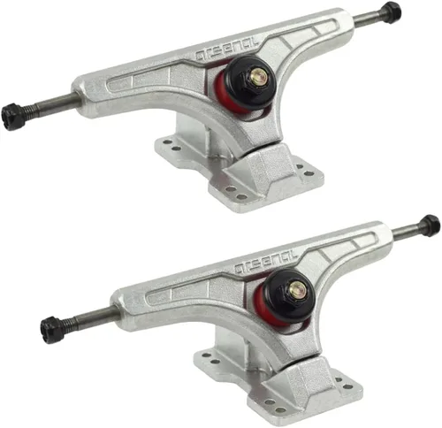 Miniatura 11 de Arsenal Longboard/Freeride Camiones – Fuerza Forjada, Ejes Soldados Químicamente, Perchas de Grado Aeronáutico, Percha Girable – Varios Tamaños