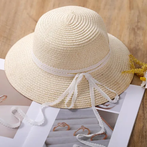 Miniatura 3 de Cinta de encaje blanco de 0.4 in de 10 yardas, cinta de encaje de ganchillo para manualidades, encaje elástico ancho para decoración de bodas