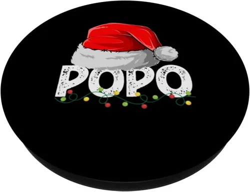 Miniatura 2 de Popo Santa Christmas Family Matching Pajamas Papa Xmas PopSockets MagSafe PopGrip for iPhone