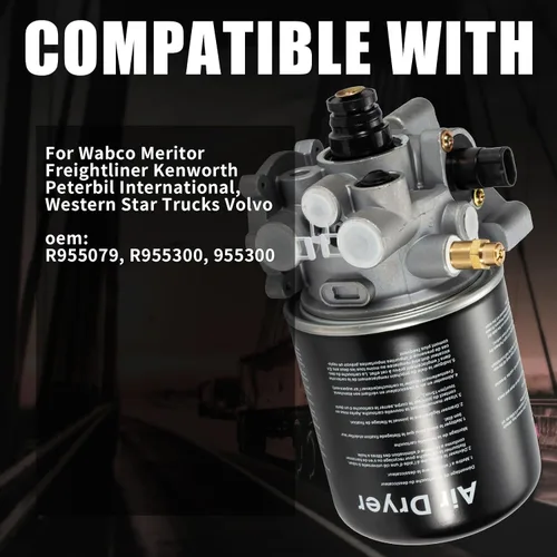 Miniatura 3 de Conjunto de secador de aire compatible con Meritor Wabco System Saver 1200P (SS1200P) Series reemplaza R955079, R955300, 955300