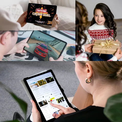 Miniatura 7 de Tabletas Android 2024, nueva tableta desbloqueada Octa-Core Android 13 con ranura para tarjeta SIM, 128 GB ROM+4 GB RAM, cámara de 10 pulgadas, 5
