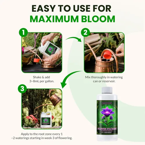Miniatura 5 de Humboldts Secret Flower Stacker - El mejor alimento para plantas – Deja que tus flores maduren hasta su máximo potencial., 8 onzas
