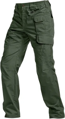 Miniatura 9 de CQR - Pantalones tácticos tipo cargo para hombre, tejido ripstop, resistentes al agua, ligeros, para uso diario, trabajo, senderismo o exteriores