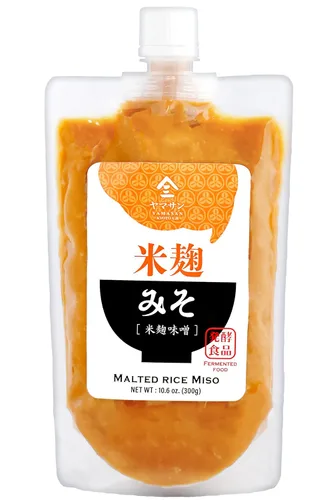 YAMASAN KYOTO UJI Miso Pasta de arroz malteado, hecho a mano en Kioto Japón 10.58 oz (10.58 onzas), sin OMG, sin MSG