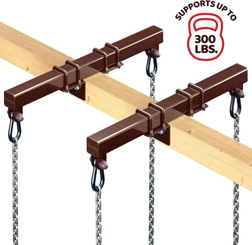 Miniatura 3 de Swurfer Soporte de conversión Swingset, sin árbol, sin problema, convierte tu columpio en un Swurfset, soporte para planeador de caballos resistente