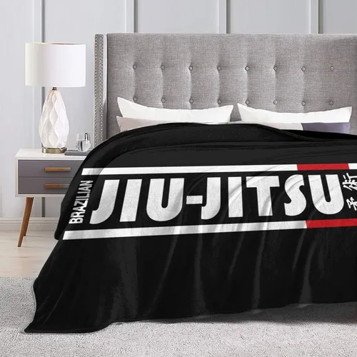 Miniatura 5 de Jiu Jitsu - Manta de franela suave y mullida para sofá, cálida y decorativa