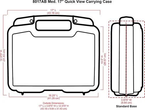Miniatura 3 de ArtBin 6972AB - Estuche para transporte de pinturas de 10 pulgadas (25,4 cm) con vista rápida, organizador portátil para arte y manualidades