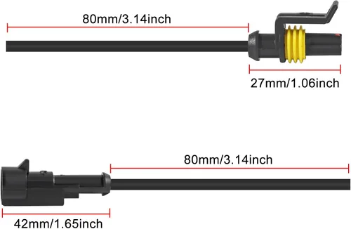 Miniatura 5 de 10 Piezas Conector de 1 Pin Impermeable Eléctrico Enchufe de 1 Pin Auto Cable Eléctrico Conectores de Desconexión Rápida Automotrices Conectores