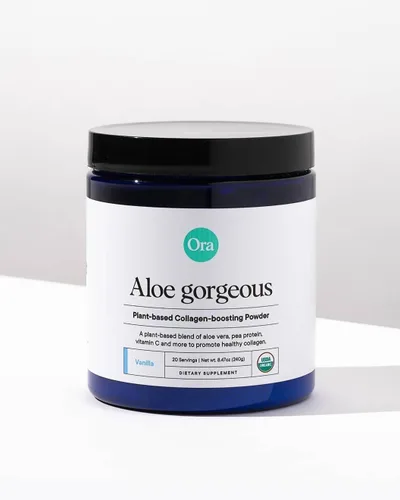 Miniatura 8 de Ora Organic Polvo vegano que aumenta el colágeno para mujeres y hombres, soporte para el cabello, la piel y las uñas, sílice de bambú, proteína a