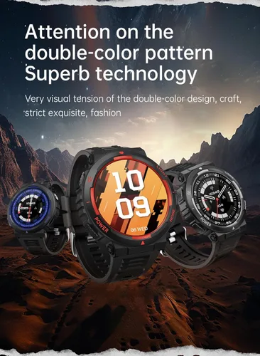 Miniatura 11 de Military Smart Watch for Men with LED Flashlight Tactical Smart Watch 1.53”HD Screen Rugged Smartwatch 3ATM Waterproof 100+ Sports Fitness Tracker