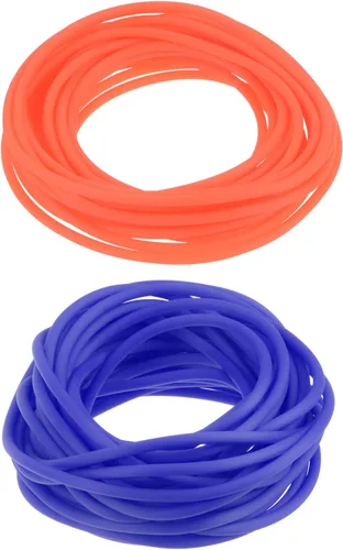 HARFINGTON Tubo hueco de goma de 16 pies 1/8 pulgadas de diámetro y 1/16 pulgadas de orificio de silicona para hacer joyas, collares, pulseras,
