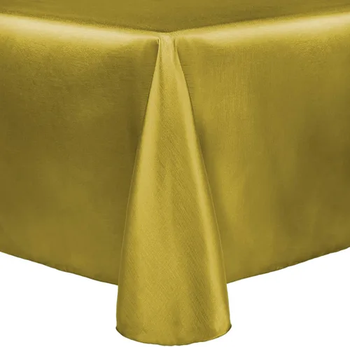 Miniatura 44 de Ultimate Textile Majestic - Mantel ovalado reversible Shantung Satin (72 x 120 pulgadas), color amarillo claro