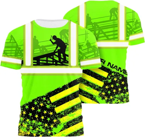 Miniatura 9 de Sudadera con capucha de alta visibilidad para hombre, ropa de trabajo de seguridad Hi Vis con diseño reflectante