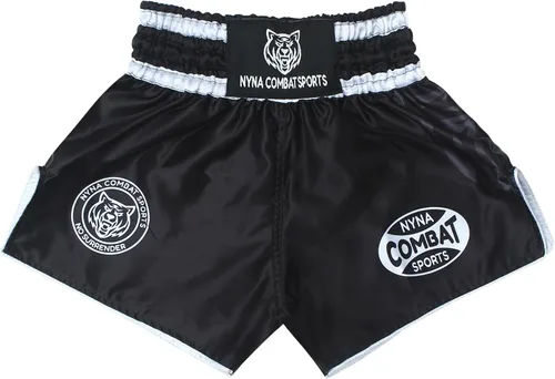 Nyna Combat Muay Thai Shorts MMA Pantalones cortos para entrenamiento de lucha para artes marciales para hombres y mujeres