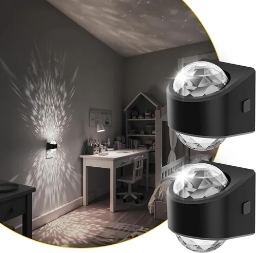 Miniatura 18 de L LOHAS LED - Luces nocturnas enchufables en la pared, luz nocturna con proyector y sensor de crepúsculo a amanecer, 1600K/3000K/5000K ajustable