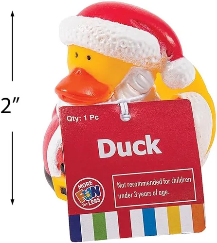 Miniatura 3 de Fun Express Patos de goma de vinilo para fiestas 12 unidades Ideal para recuerdos de fiesta, fiesta de cumpleaños de niños, celebraciones