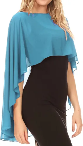 Miniatura 4 de Sakkas Anya - Capa de gasa suave para mujer, para boda, dama de honor, novia, bolero