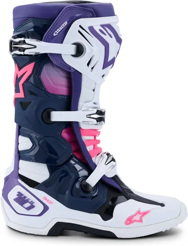 Miniatura 46 de Alpinestars Tech 10 Botas de motocross (Ultravioleta/Negro, 11)