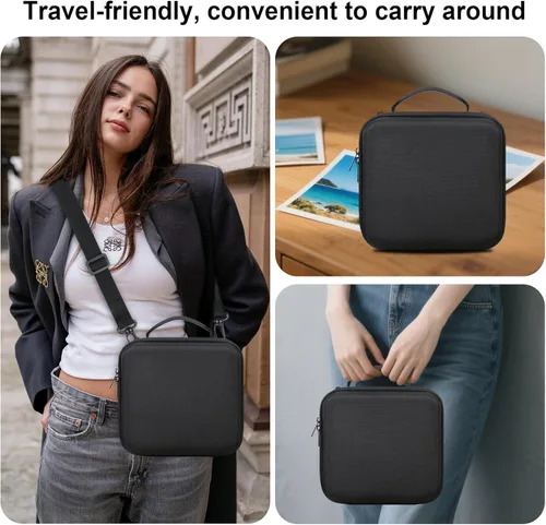 Miniatura 7 de BOVKE Funda para cámara de viaje Canon EOS Rebel T7/R50/R6 Mark II/R100/R50 V/T6/R8/R10/R5 Mark II/RP/R7/R5/T100 y otras cámaras réflex digitales