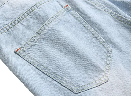 Miniatura 6 de Jeans elásticos ajustados para hombre con pantalones regulares elásticos rasgados
