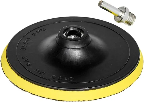 Miniatura 9 de HIFROM Almohadilla de respaldo de gancho y bucle de 4 pulgadas/3.937 in, pulidora orbital, almohadilla de lijado, adaptador de taladro M10