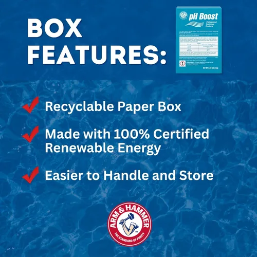 Miniatura 7 de ARM & Hammer Cuidado profesional de piscina pH Boost, 39.6 lb (caja de 6)