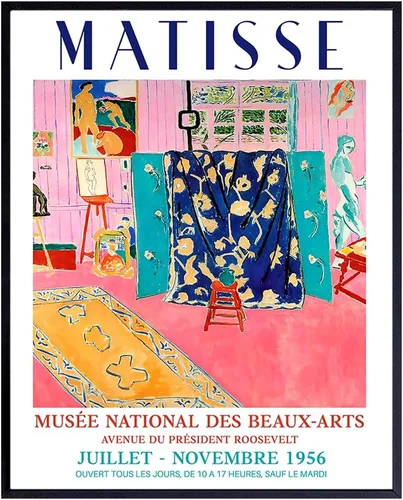 Arte de pared y decoración estética de Matisse – Póster minimalista moderno de mediados de siglo – Arte de pared de galería – Regalos abstractos