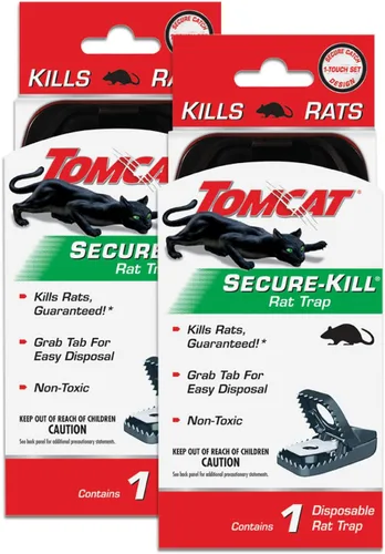 Miniatura 12 de Trampa para ratones Tomcat, mata eficazmente ratones para eliminación limpia y sin contacto, 4 trampas (paquete de 2)