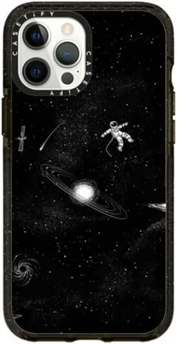 Miniatura 48 de Funda CASETiFY Impact para iPhone 12 Pro Max - Blanco Nubes - Negro Claro Nubes Blancas