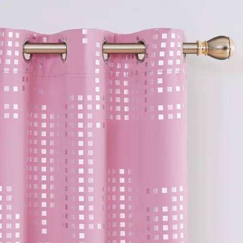 Miniatura 4 de Deconovo - Cortinas opacas para oscurecer la habitación, con aislamiento térmico, cortinas con ojales