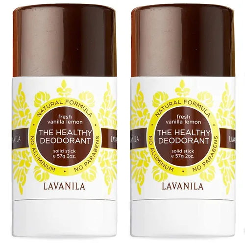 Miniatura 9 de Lavanila Desodorante de Vainilla y Limón para Mujeres Paquete de 2 (2 Oz Cada Uno) - Desodorante en Barra Sólido Natural Sin Aluminio, Hecho