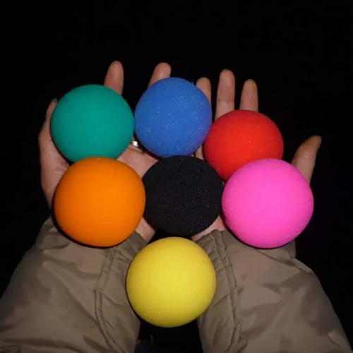 Enjoyer Bola de esponja trucos de magia que aparece/desaparece Bola Magie Stage Close Up Magic Props Street Magic Gimmicks Juguetes clásicos, 30