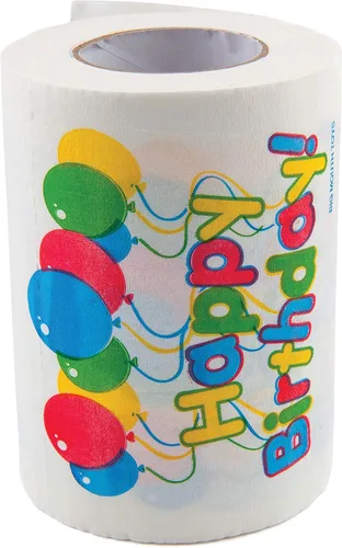 Miniatura 2 de BigMouth Inc Funny - Papel higiénico, Rojo, amarillo, azul