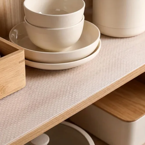 Miniatura 4 de Revestimientos para armarios de cocina de 10 pulgadas de ancho x 20 pies, no adhesivos, antideslizantes, impermeables, de agarre fuerte