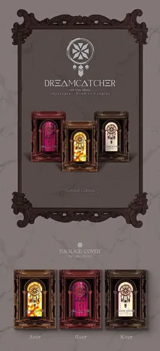 Miniatura 2 de Dreamcatcher - Dystopia : Road to Utopia Normal Edition (6º Mini álbum) Álbum+Póster plegado+Juego de tarjetas fotográficas adicionales (R ver.)