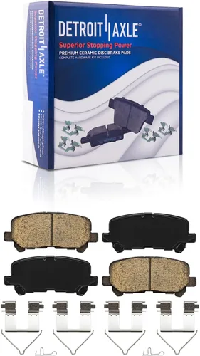 Miniatura 136 de Detroit Axle - Pastillas de freno traseras para Kia Sportage 2017-2022, Hyundai Tucson 2016-2021, pastillas de freno de cerámica 2018 2019 2020