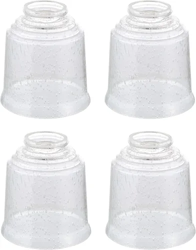 Miniatura 7 de Aspen Creative 23127-4 - Pantalla de cristal de repuesto para ventilador de techo transparente, 2-1/8 pulgadas, 4-5/8 pulgadas de diámetro x 4-1/2