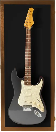 Miniatura 18 de PENNZONI Vitrina para guitarra eléctrica, estuche acrílico para guitarra eléctrica, soporte de pared, estuche de pared para guitarra hecha de marco