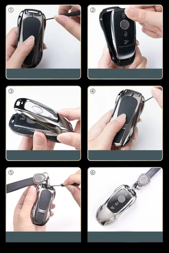 Miniatura 8 de Funda de metal de aleación de zinc para Ford Fusion F150 F250 F350 F450 F550 Edge Explorer Escape Mustang
