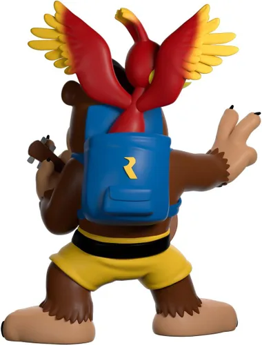Miniatura 7 de Youtooz Figura de vinilo de Banjo Kazooie, figura de acción de 4.5 pulgadas, Banjo el oso con su amigo Kazooie The Red Bird – Colección de figuras